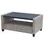 Vrtna garnitura od umjetnog ratana Stockholm Mini natural grey,11