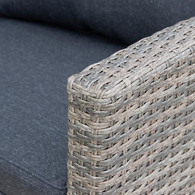 Vrtna garnitura od umjetnog ratana Stockholm Mini natural grey