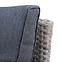 Vrtna garnitura od umjetnog ratana Stockholm Mini natural grey,13