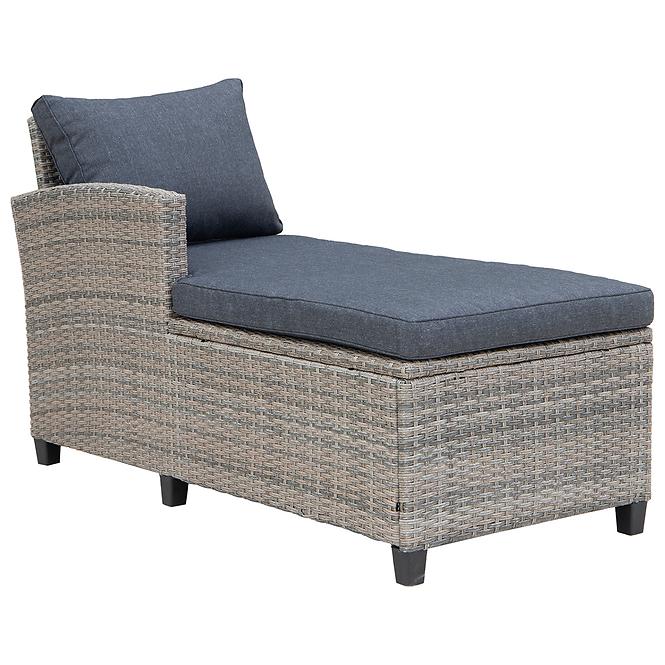 Vrtna garnitura od umjetnog ratana Stockholm Mini natural grey