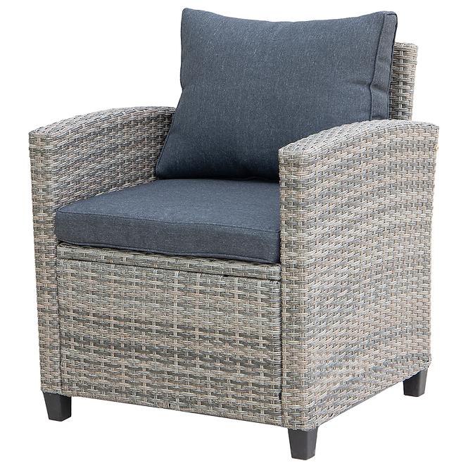 Vrtna garnitura od umjetnog ratana Stockholm Mini natural grey