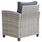 Vrtna garnitura od umjetnog ratana Stockholm Mini natural grey,9