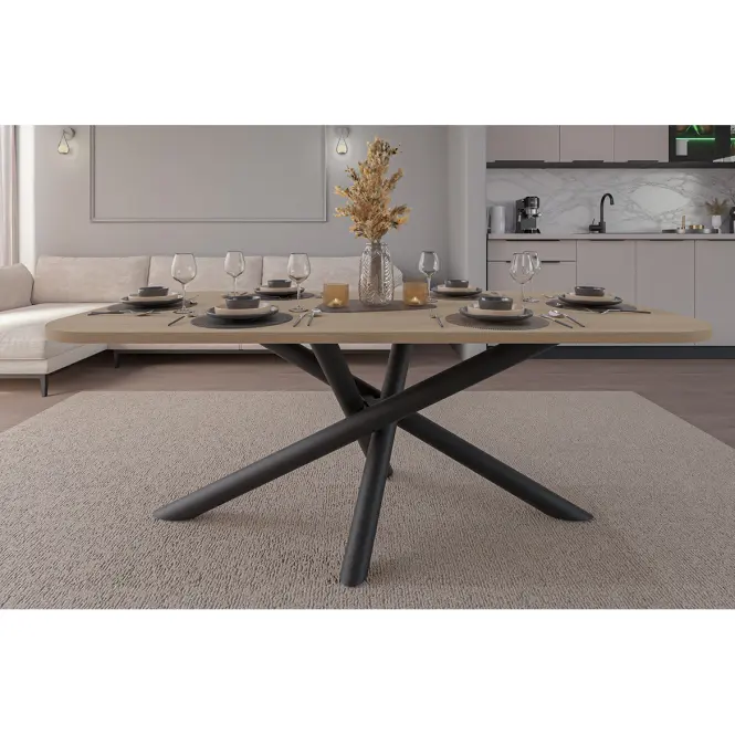 Stol Oslo 185x90 cm hrast Lindberg