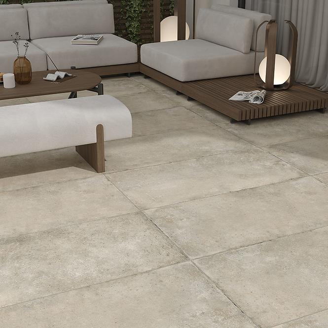 Pločica za terasu Toskana Rustic Grey 20 mm 59,3/59,3 Rekt.
