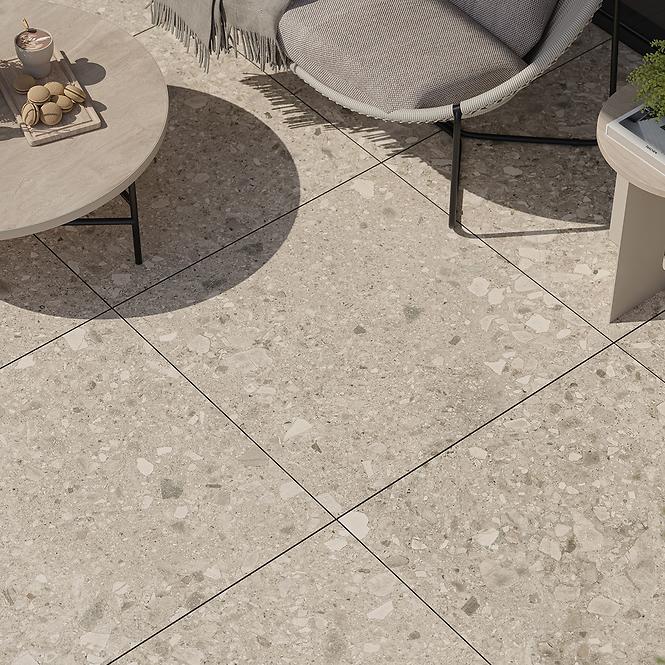 Pločica za terasu Terrazzo Stone Warm Beige 20 mm 59,3/59,3 Rekt.