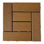 WPC ploča za terase teak 30x30 cm