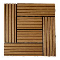 WPC ploča za terase teak 30x30 cm