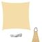 Sjenilo jedro kvadrat 3.6x3.6 bež,4