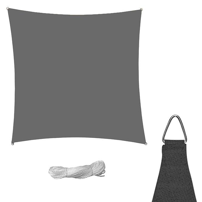 Sjenilo jedro kvadrat 3.6x3.6 antracyt