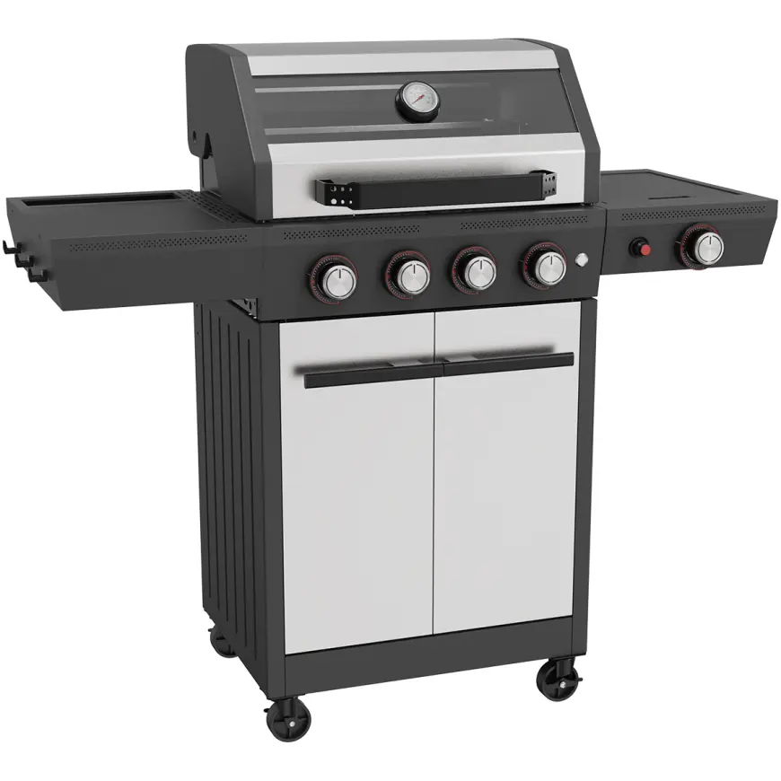 Plinski roštilj Mercado Luxe silver 4+1 15kw