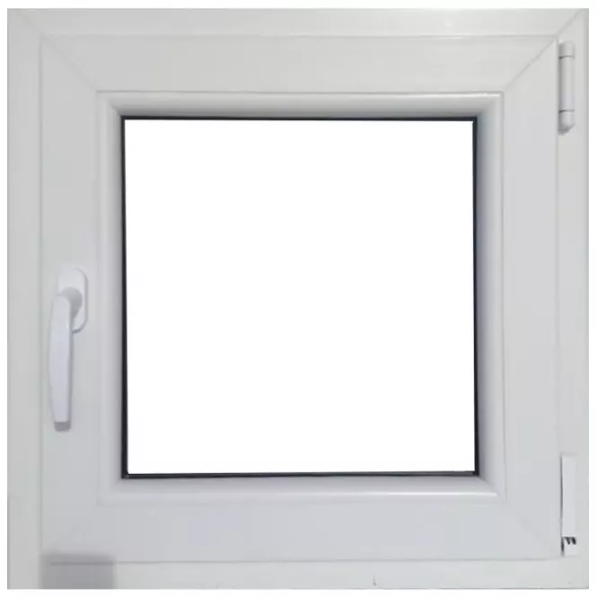 Prozor desni 60x60 bijeli/antracit