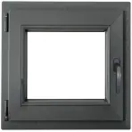 Prozor lijevo 60x60 antracit