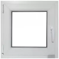 Prozor lijevo 60x60 bijeli/antracit