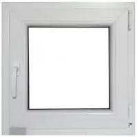 Prozor desno 60x60 bijeli/antracit