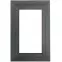 Prozor lijevo 60x90 bijeli/antracit,2
