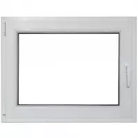 Prozor lijevo 90x60 bijeli/antracit