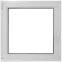 Prozor lijevo 90x90 bijeli/antracit