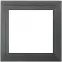 Prozor lijevo 90x90 bijeli/antracit,2