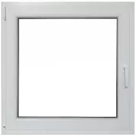Prozor lijevo 90x90 bijeli/antracit