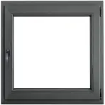 Prozor desno 90x90 antracit