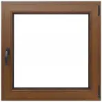 Prozor desno 90x90 zlatni hrast