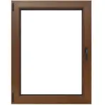 Prozor lijevo 86,5x113,5 zlatni hrast