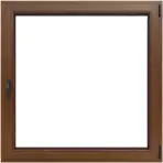 Prozor desno 116,5x113,5 zlatni hrast
