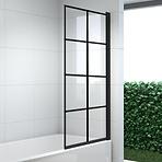 Paravan za kadu Loop 80x140 black