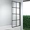 Paravan za kadu Loop 80x140 black