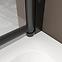 Paravan za kadu Loop 80x140 black,4