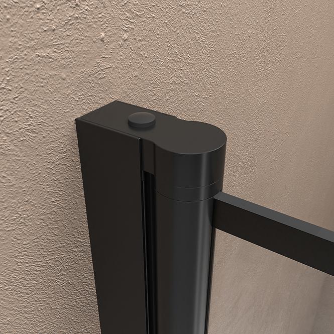 Paravan za kadu Loop 80x140 black