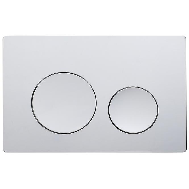 Gumb za WC Royal Chrom Oval