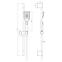 Tuš set Royal 1F Black Rose Gold,2