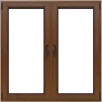 Prozor simetrično 116,5x113,5 zlatni hrast