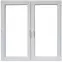 Prozor simetrično 146,5x143,5 bijeli/antracit,2