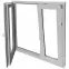 Prozor asimetrično 146,5x143,5 desno bijeli/antracit,3