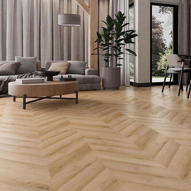 Vinil podna obloga SPC Hrast Tucson 41592 Chevron 4V 4,5mm 0,3mm
