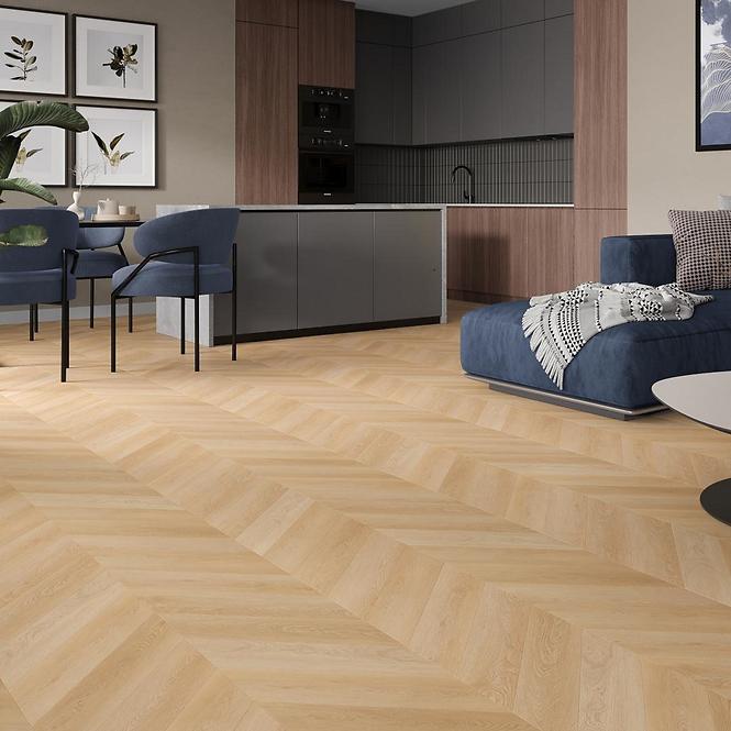 Vinil podna obloga SPC Hrast Hartford 41822 Chevron 4V 4,5mm 0,3mm
