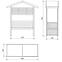 Pergola s klupom Aston,2