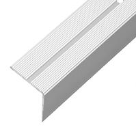 Stepnica profil s utorom LSSR 42X22 1,0m srebro