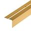 Stepnica profil s utorom LSSR 42X22 1,0m zlatni