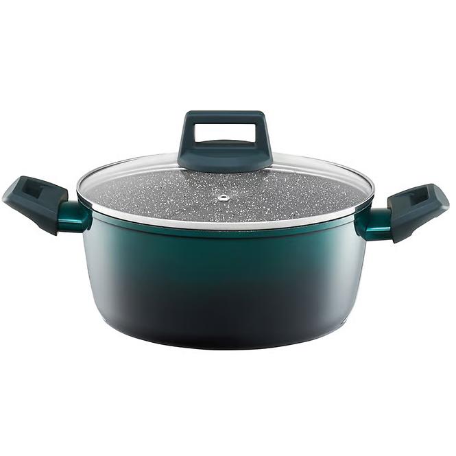 Lonac 28cm 6,7L sa poklopom Ambition Ombre Green indukcija