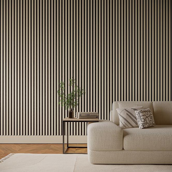 Zidne lamele mdf/filc Hrast Cashmere 300x2650mm