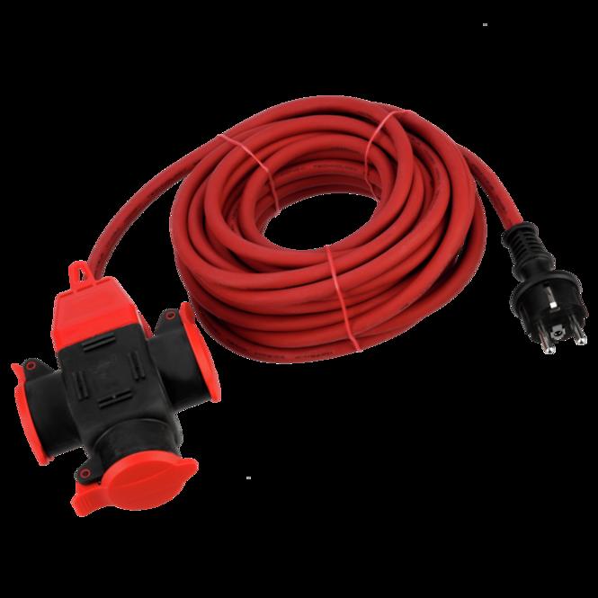 PRODUŽNI KABEL 10M H07RN-F 3G1.5 MM2 IP44 3680W 006716,2