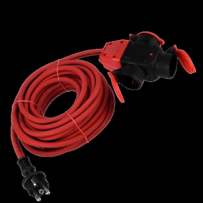 PRODUŽNI KABEL 10M H07RN-F 3G1.5 MM2 IP44 3680W 006716,5