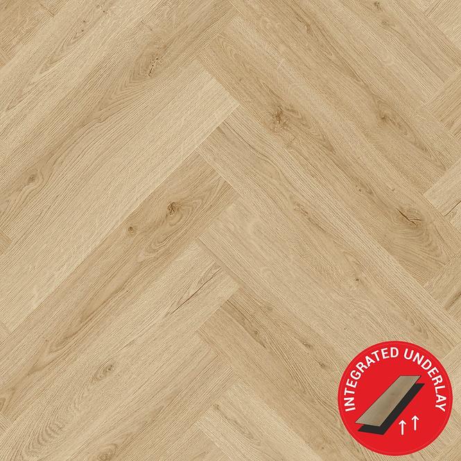 Vinil podna obloga LVT RIGID Hrast Memfis Herringbone 5+1mm 0,3mm
