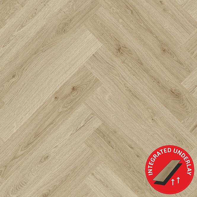 Vinil podna obloga LVT RIGID Hrast Nubia Herringbone 5+1mm 0,3mm