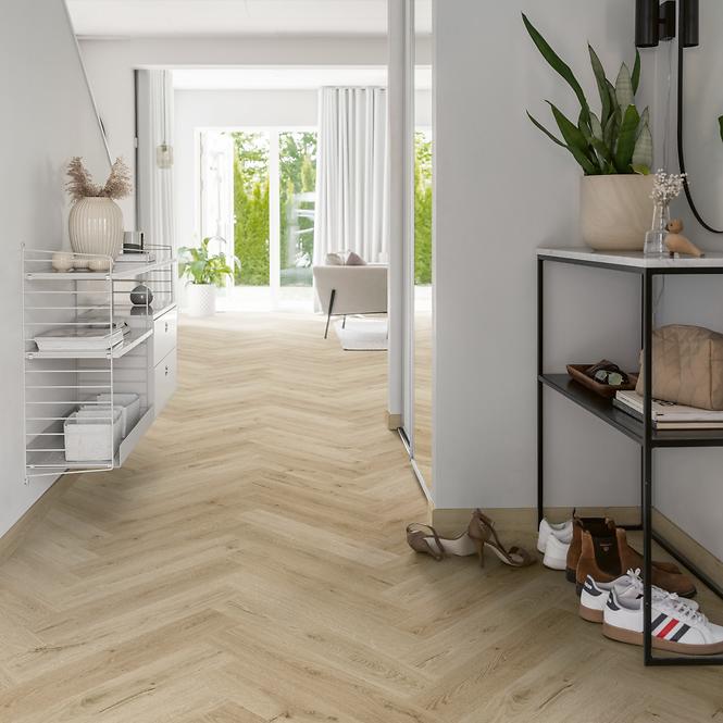 Vinil podna obloga LVT RIGID Hrast Nubia Herringbone 5+1mm 0,3mm