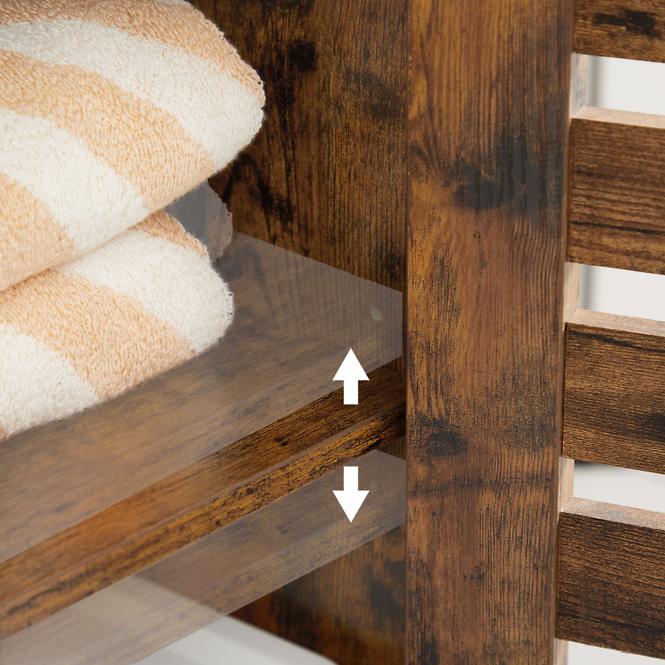 Komoda za kupaonicu Foggia Rustic Brown