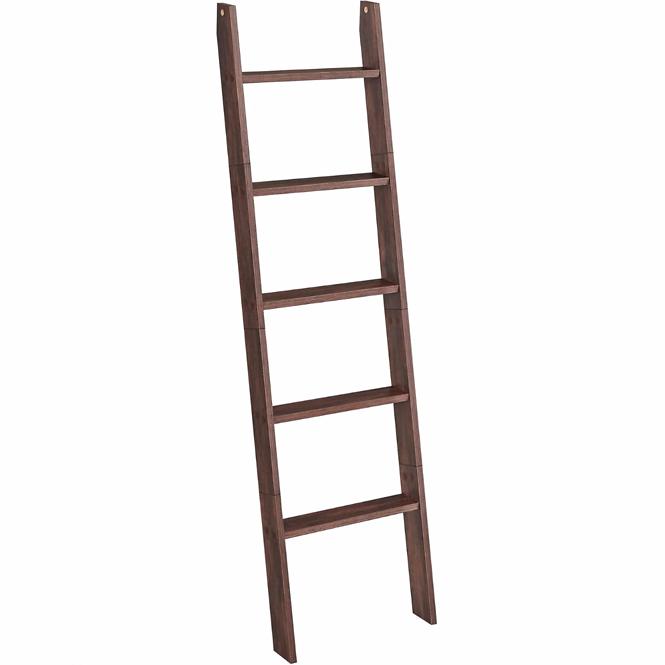 Ljestve za kupaonicu Rustic burgund 43,6x8x160